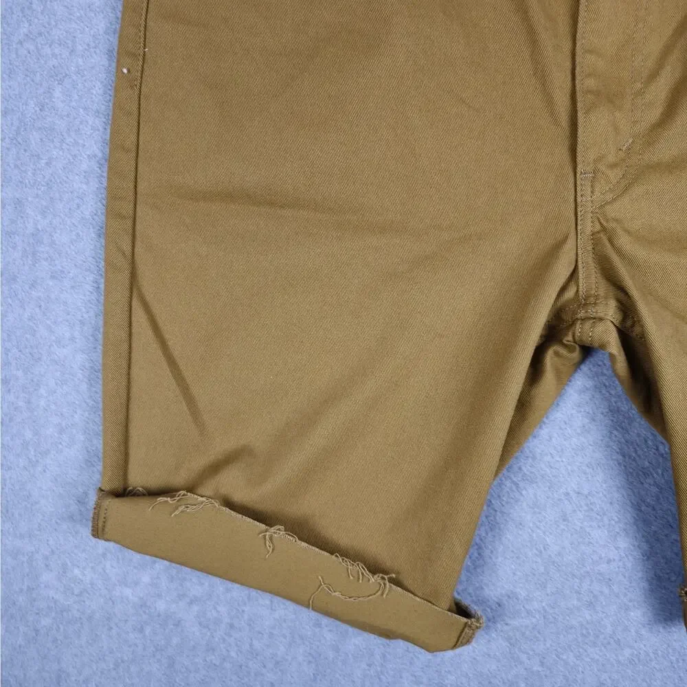 NWT Levi's 511 Mens Size 40 Tan Cut Off Slim Shorts